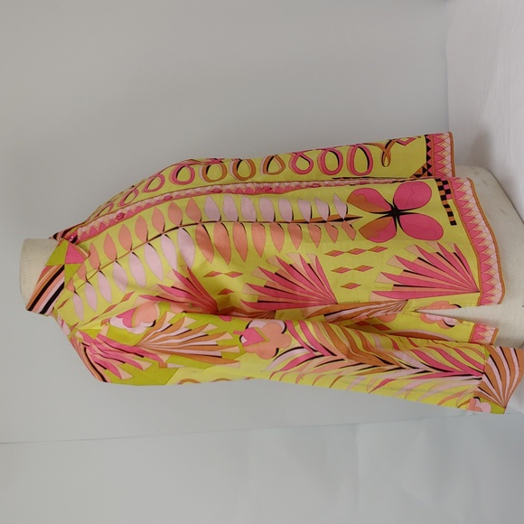 Averado Bessi Multi Color 100% Cotton Long Sleeve Button Down Shirt Size 10 - Picture 2 of 13